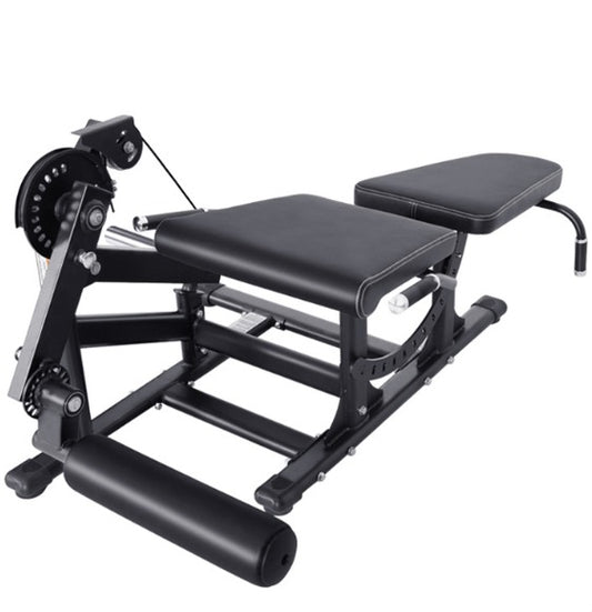 LEG EXTENSION E LEG CURL DA SEDUTO E DA SDRAIATO A CARICO LIBERO CON CARRUCOLA 200KG SUPPORTATI