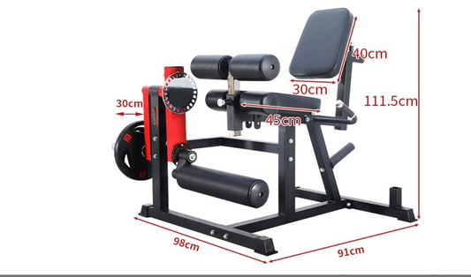 Leg Extension - Leg Curl da Seduto Dual Machine 200kg Supportati 28mm o 50mm